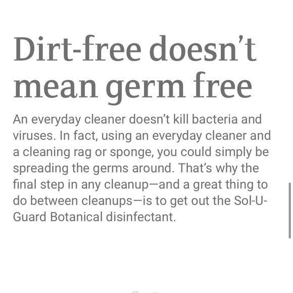 2-PK Sol-U-Guard Botanicals Disinfectant WITH mixing spray bottle (CONCENTRATE) - Picture 13 of 14